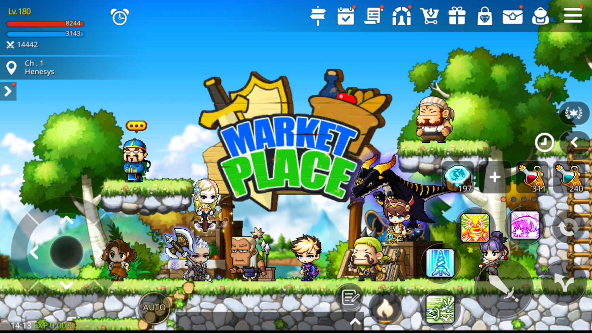 MapleStory M marketplace