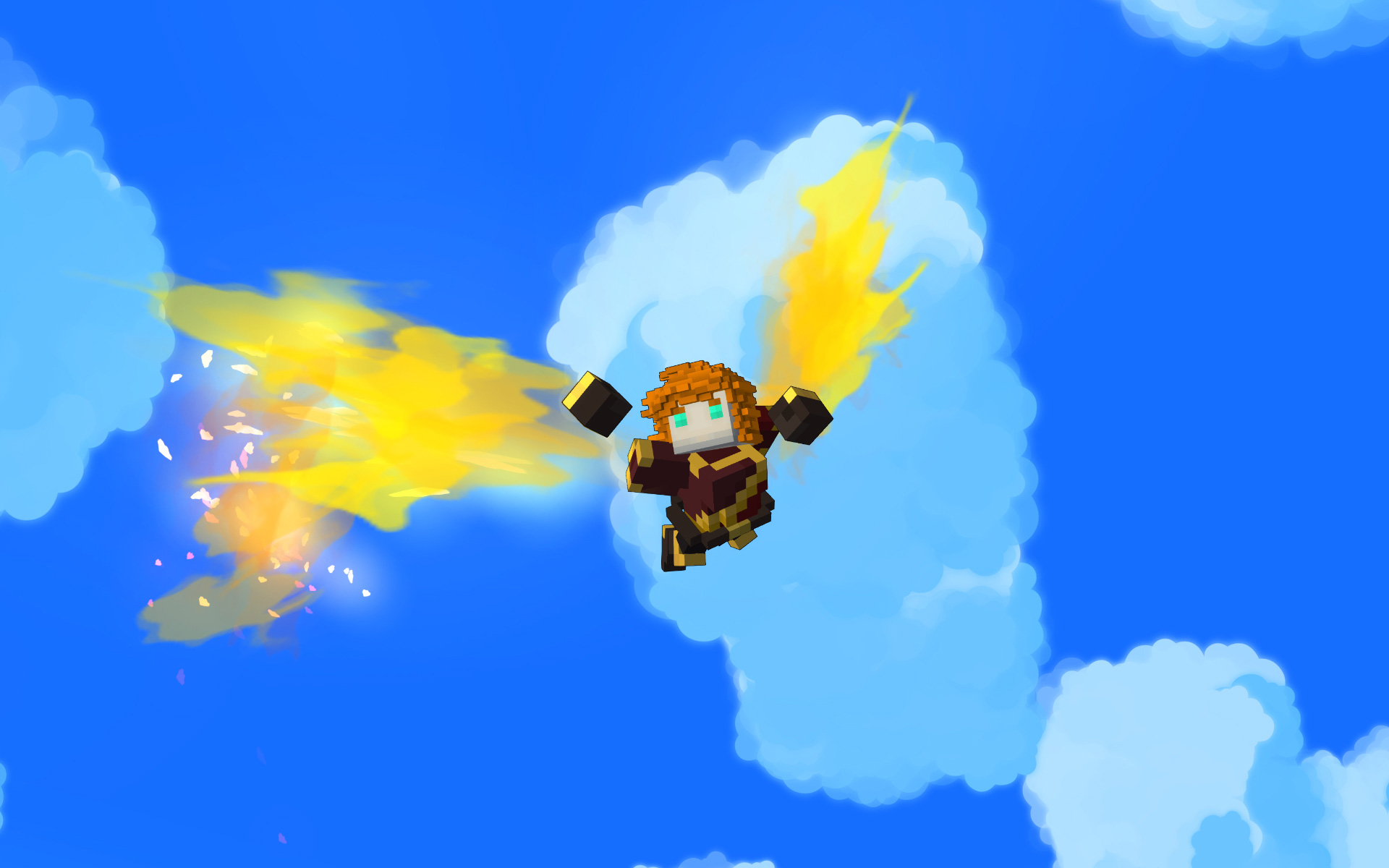 Trove explosive combat