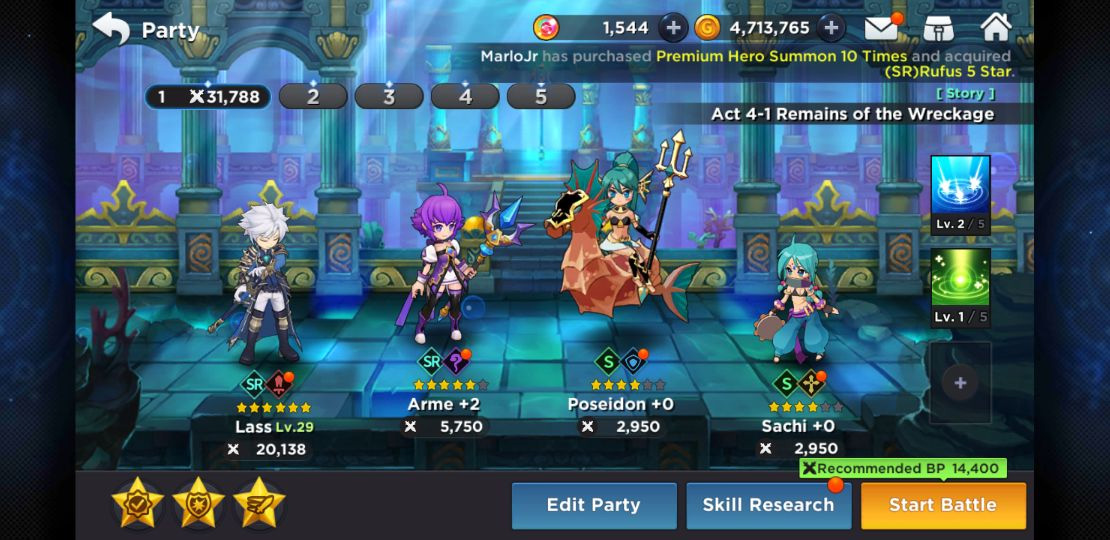 Grand Chase Mobile rich legacy