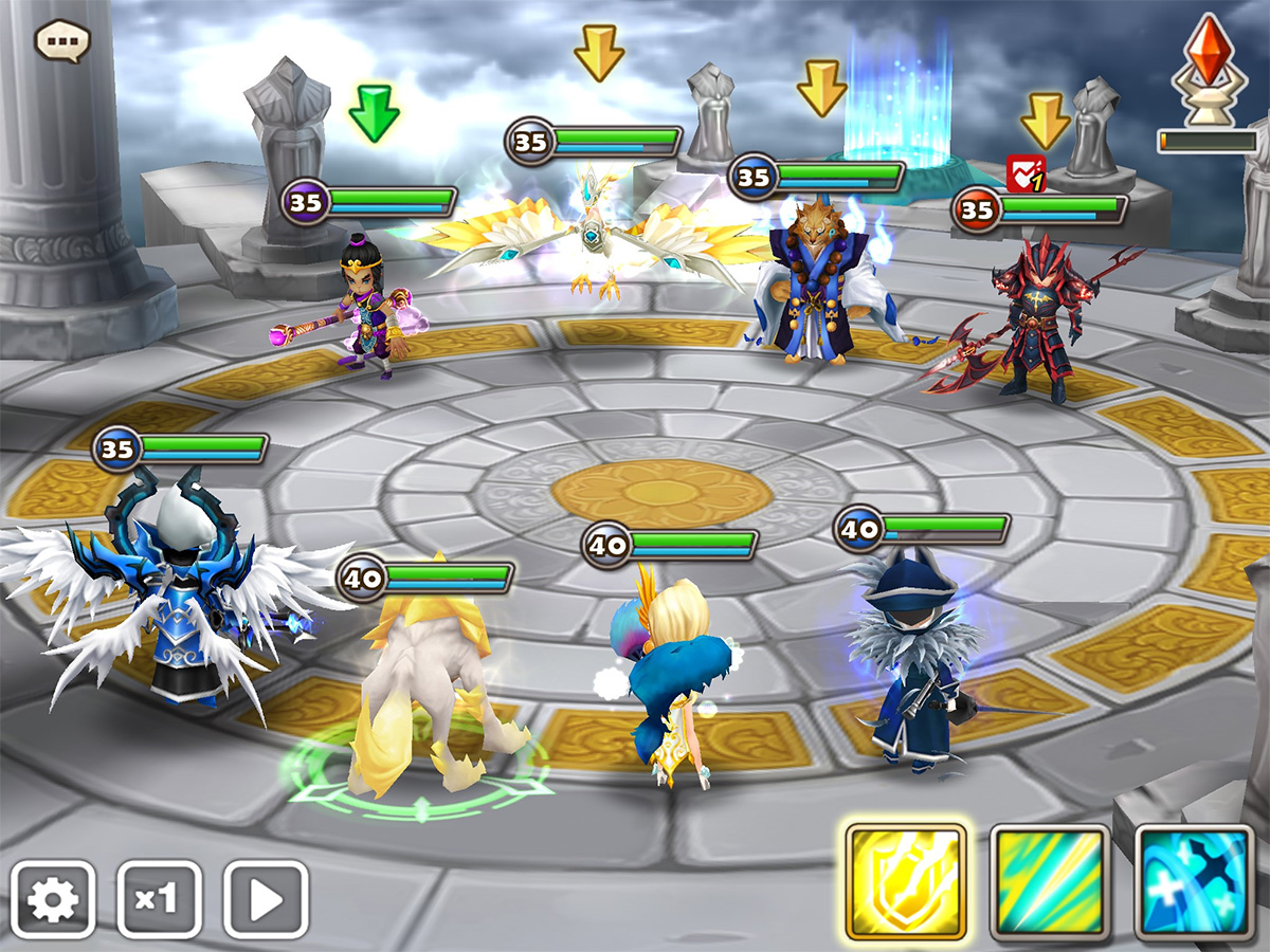 Summoners War: Sky Arena summon and collect