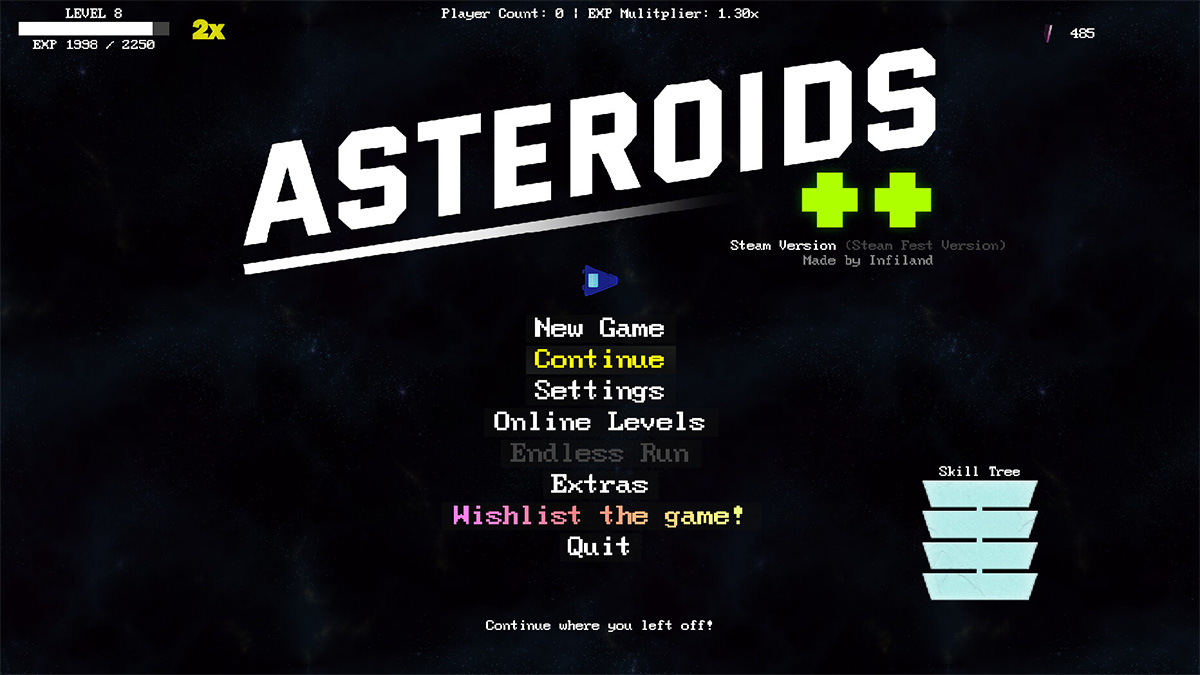 Asteroids ++ your arsenal