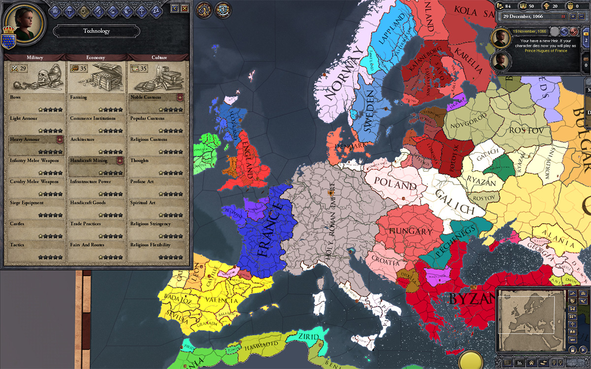 Crusader Kings II world of politics