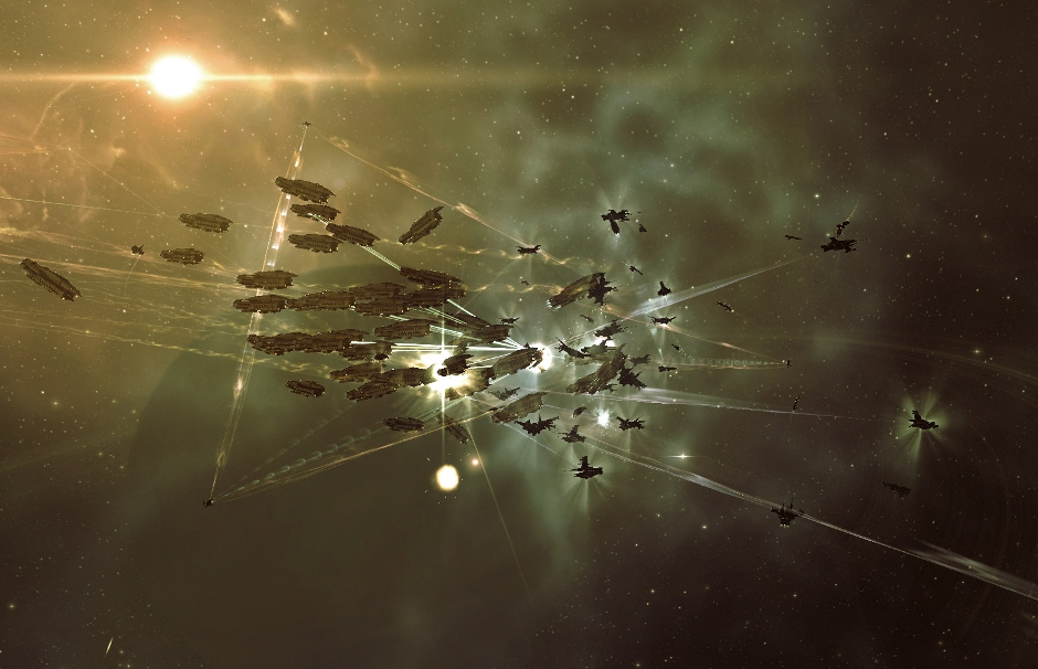 EVE Online player driven battles