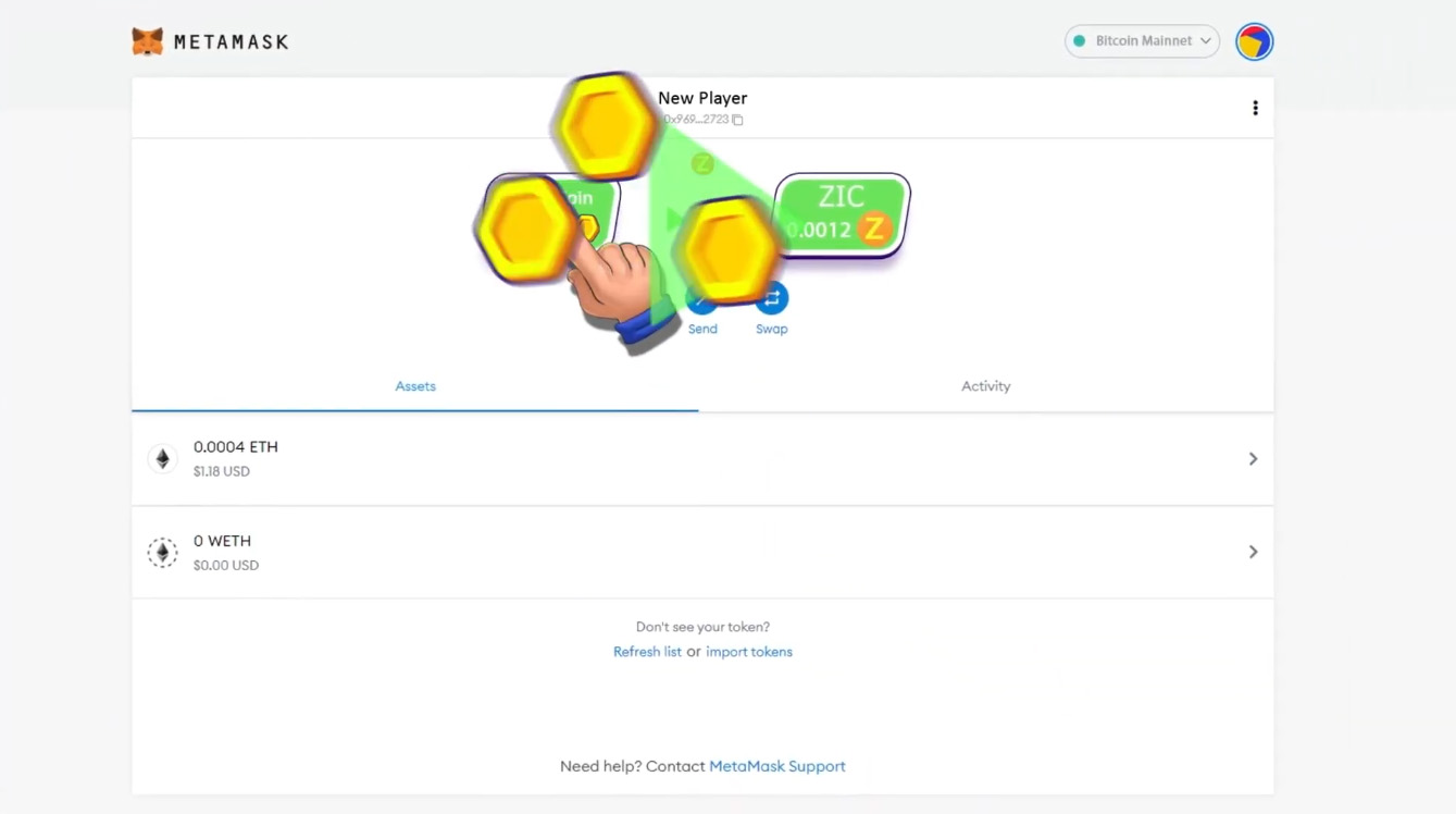 ZipClash galactic marketplace