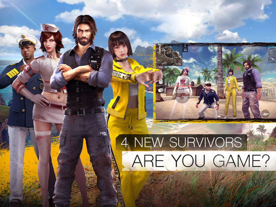 Free Fire 4 new survivors