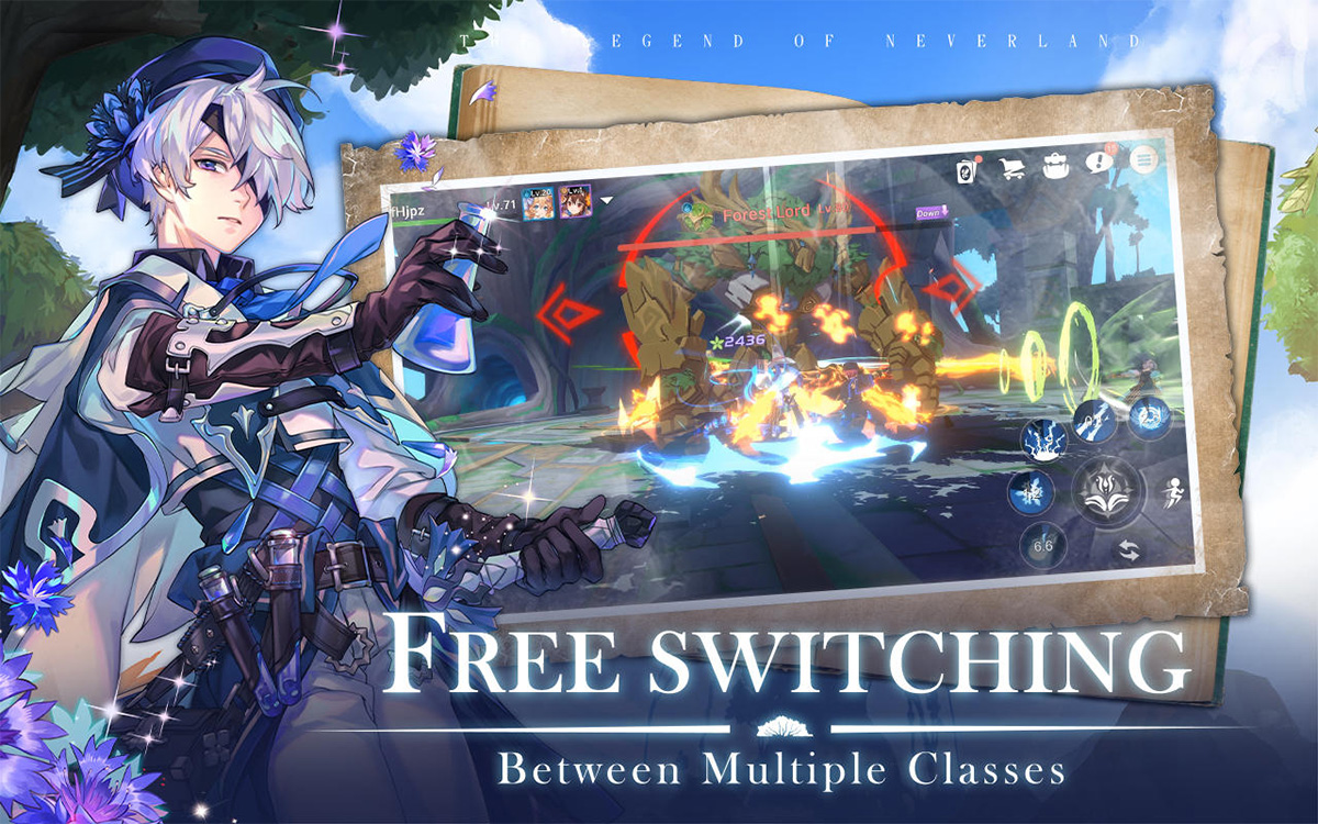 The Legend of Neverland class switching