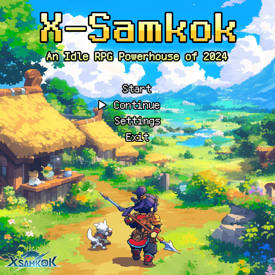 x-samkok start screen