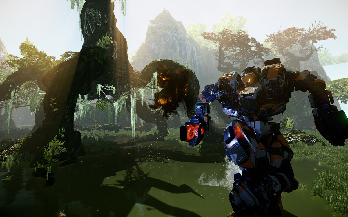 MechWarrior Online Legends mech combat