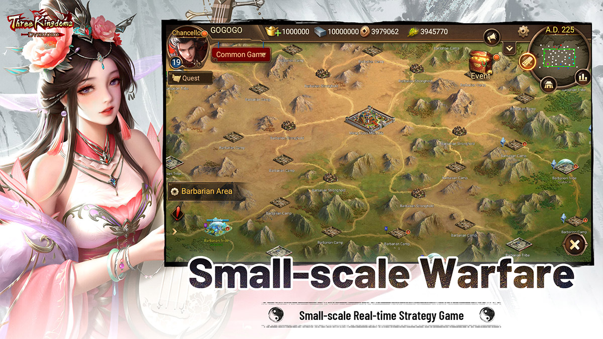 Three Kingdoms: Overlord small scale warfare