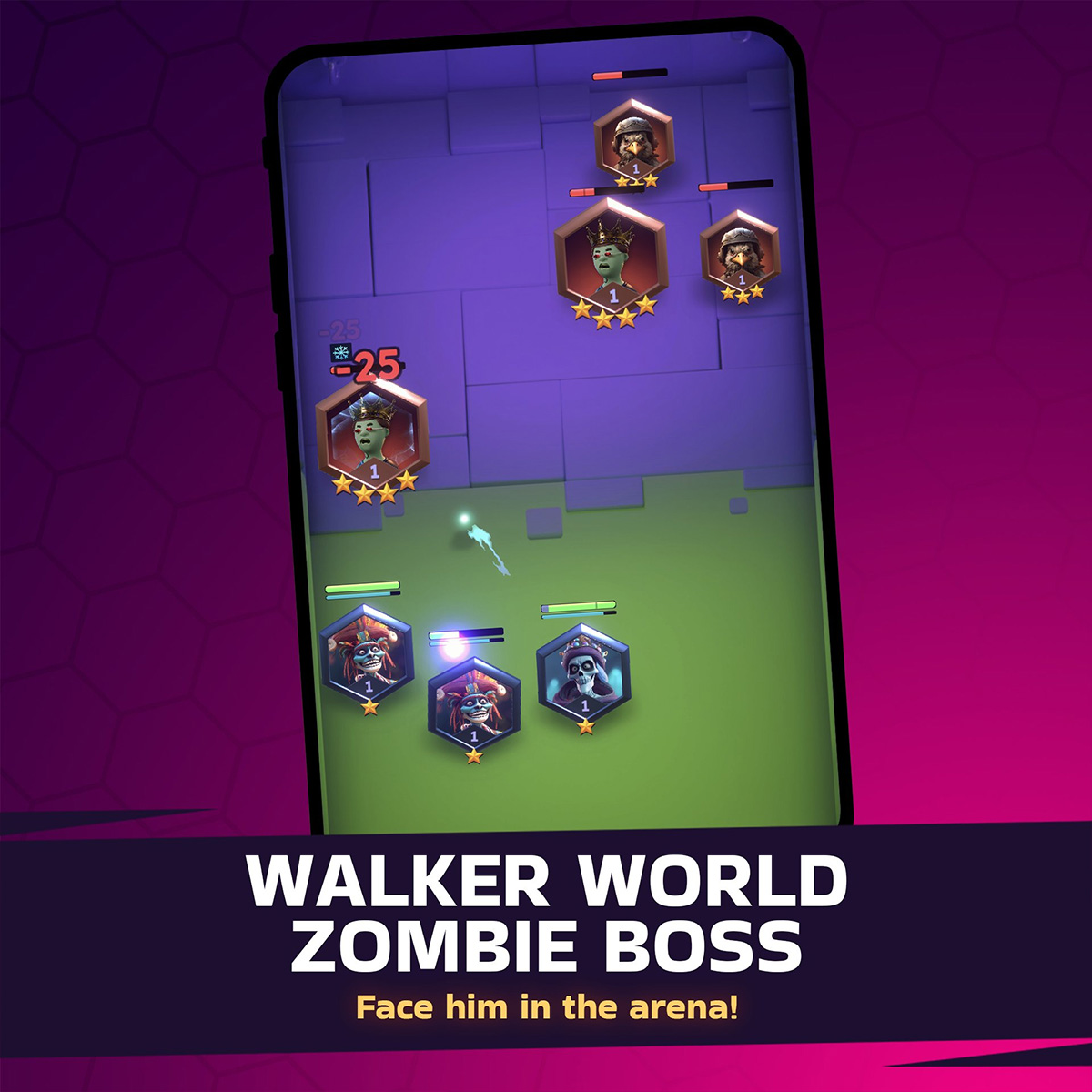 Rumble Arcade walker world zombie boss